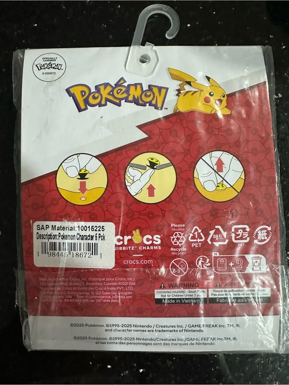 CROCS official pokémon